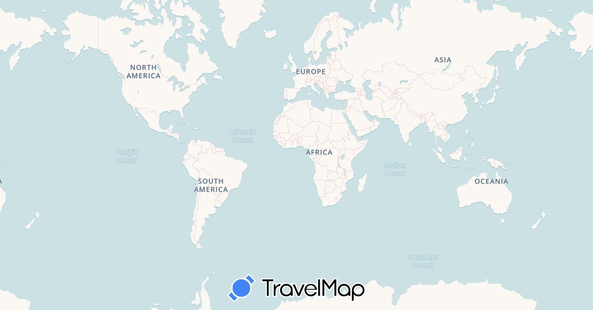 TravelMap itinerary: driving, hitchhiking route, cycling route in United Arab Emirates, Armenia, Australia, Bangladesh, Brazil, Canada, Colombia, Costa Rica, Egypt, Spain, Ethiopia, France, Georgia, Guatemala, Guyana, Honduras, Indonesia, India, Iraq, Iran, Jordan, Kenya, Kyrgyzstan, South Korea, Kazakhstan, Laos, Malawi, Mexico, Malaysia, Namibia, Nicaragua, Nepal, New Zealand, Oman, Panama, Philippines, Pakistan, Portugal, Romania, Saudi Arabia, Sudan, Singapore, Suriname, El Salvador, Thailand, Tajikistan, Turkey, Taiwan, Tanzania, Uganda, United States, Uzbekistan, Venezuela, South Africa, Zambia (Africa, Asia, Europe, North America, Oceania, South America)